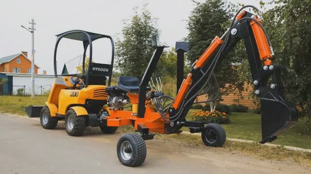 Прицепной мини-экскаватор Kafurter HBP9