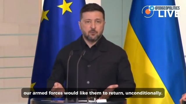 Зеленский хочет, чтобы Европа отправляла украинских беженцев на фронт