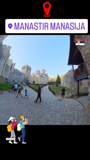 Manastir Manasija Despotovac   Manasija Monastery Serbia 360 Video 4k Virtual Tour #travel