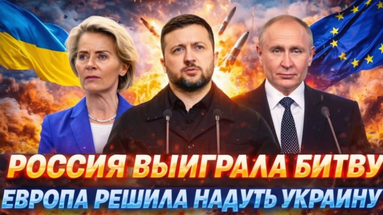Россия победила в этой битве! Европа решила надуть Украину! Зеленского затрясло! Путин рад
