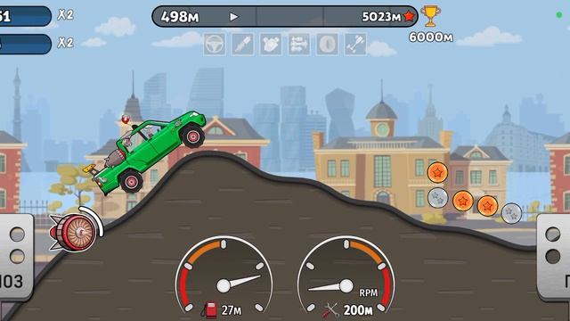 Тестируем машинку Патриот в игре Hill Dash Racing 🏎️😂🥳