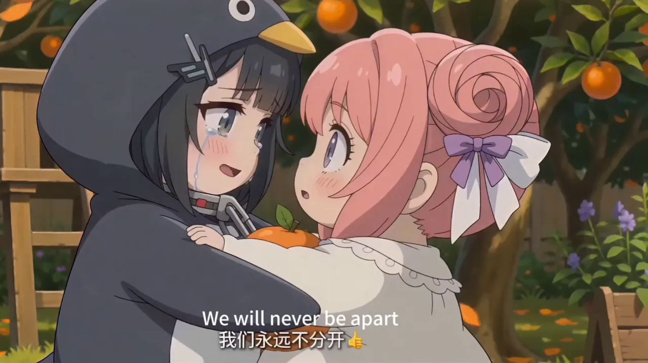 Маленький пингвин и Доро никогда не расстанутся