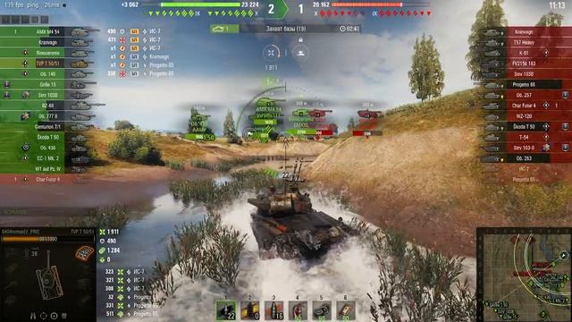 TVP T50 51 Имба с барабаном Прохоровка встречный бой