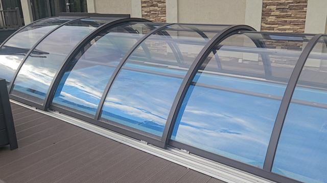 Композитный бассейн IQPOOLS с павильоном. Счастье быть счастливым!)