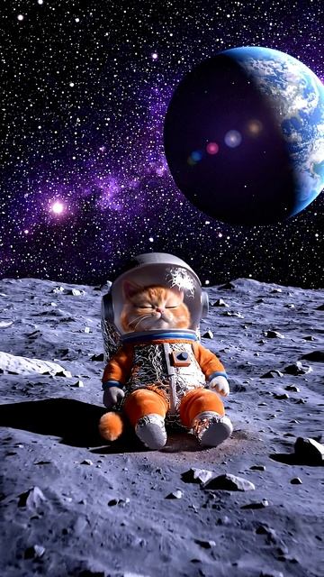 Кот внук в космосе #cat #видосыоткота #cute #веселыекоты #прикольныекоты #прикольныекоты #funnycats