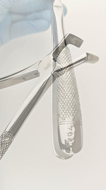 01-194 Щипцы для удаления зубов №79A нижние, для третьих моляров, AGILE