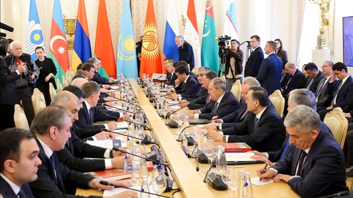 Выступление С.В.Лаврова на заседании Совета министров иностранных дел СНГ в расш. составе, 17 апреля