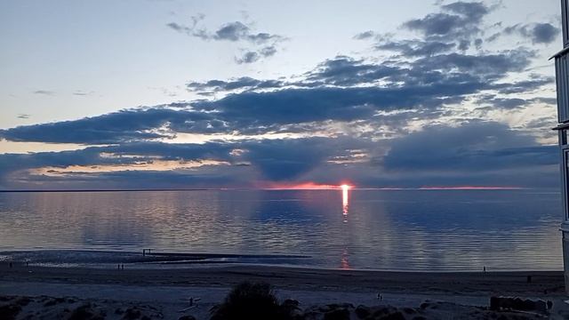 Закат на море