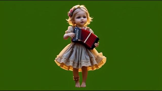 Девочка поёт и играет на гармошке_encoded