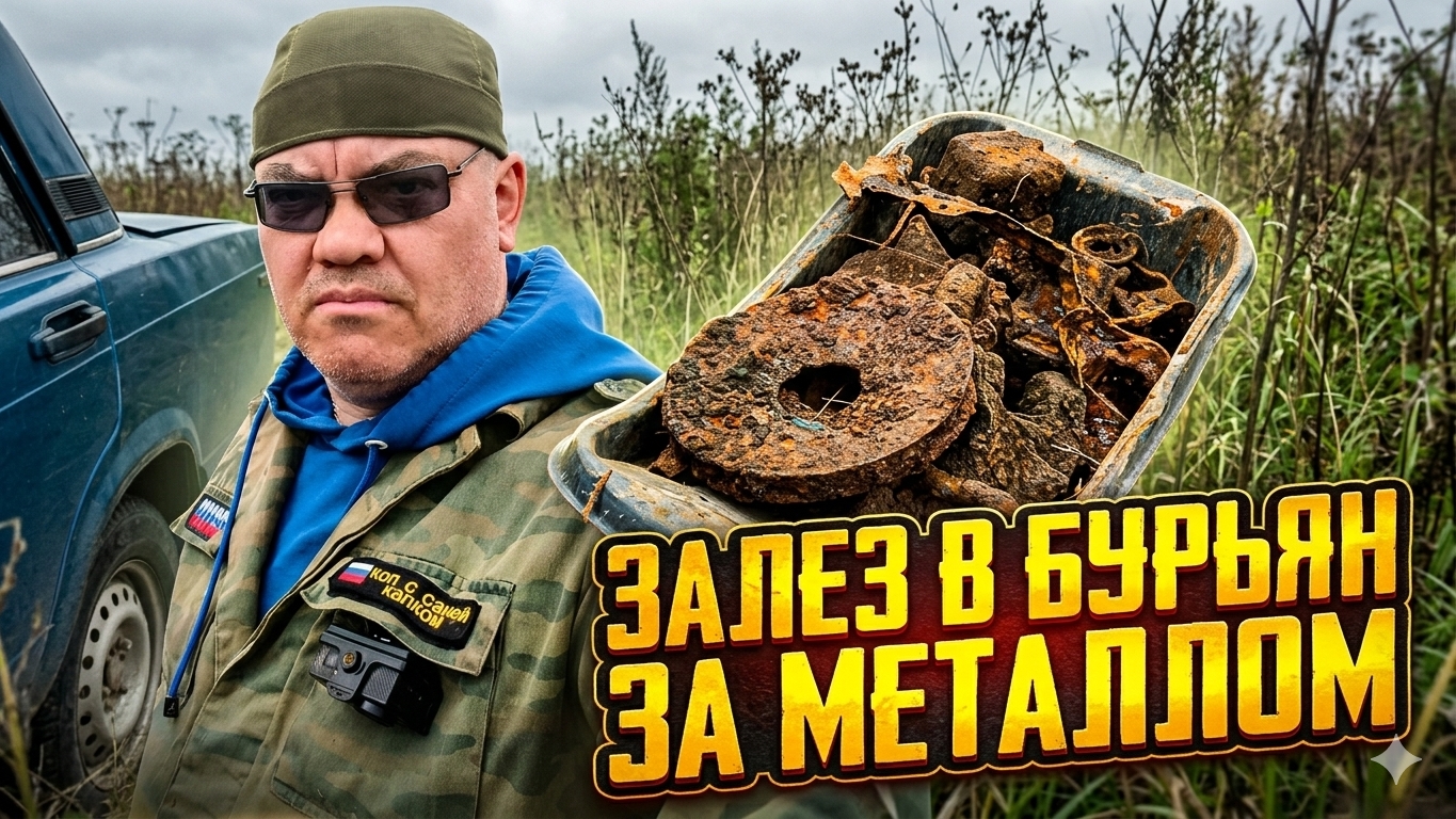 ЗАЛЕЗ В БУРЬЯН В ПОИСКАХ МЕТАЛЛА, КоП с Quest X5 Id Maxx!!!