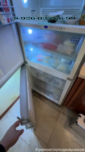 Замена доводчика в холодильнике Liebherr CBNes 5167 Москва 8 926 035 66 99 Никита