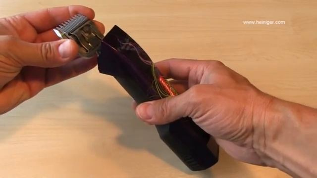 Как установить ножевой блок на машинку Heiniger Saphir