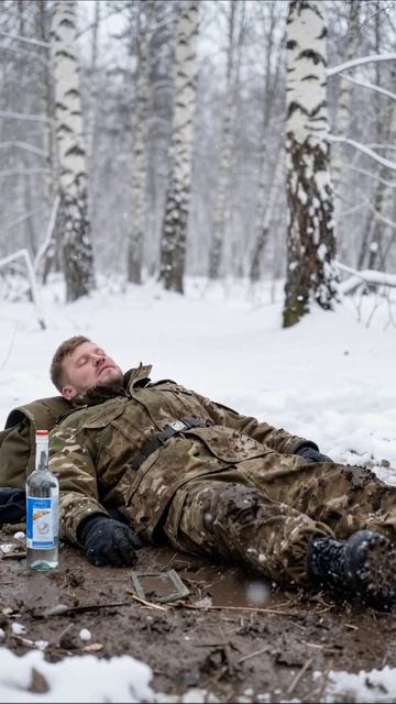 Потерянный в снегу: когда жизнь уходит в небытие #депрессия #природа #одиночество