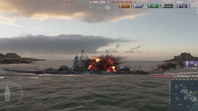 Мир кораблей (World Of WarShips).Линкор Roma