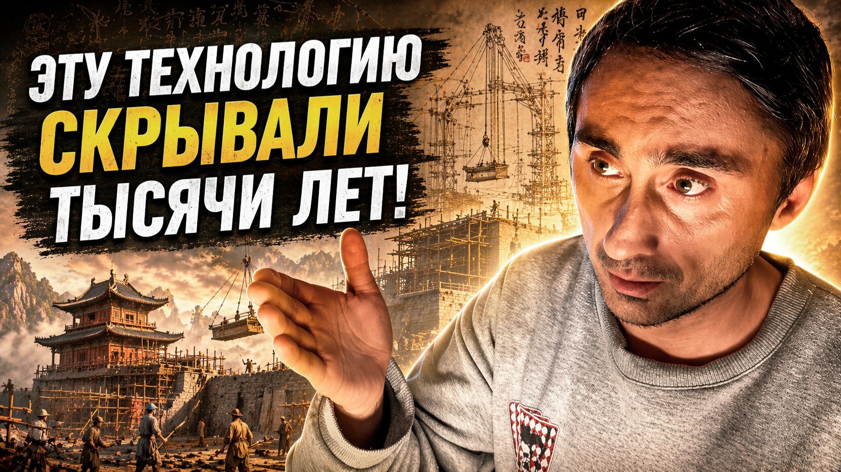 Невероятная технология строительства в древнем Китае