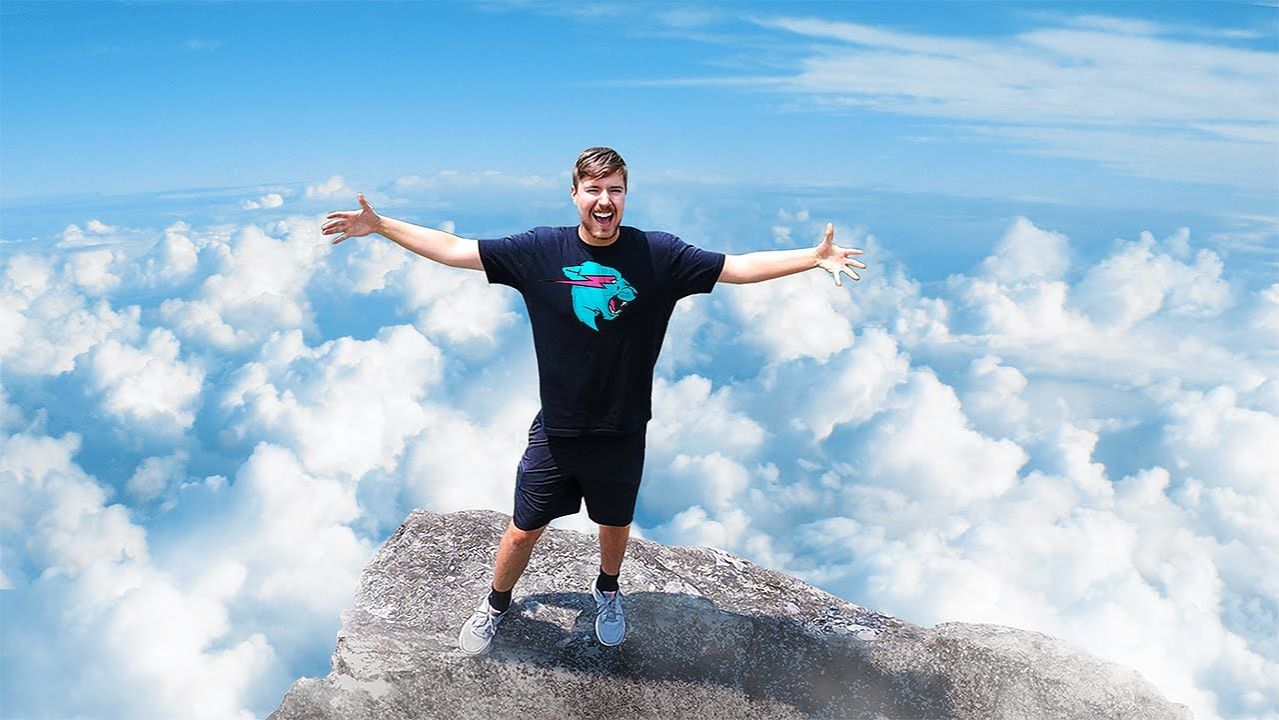 ПРОВЕЛ 24 ЧАСА НА ВЕРШИНЕ ГОРЫ! MRBEAST МИСТЕРБИСТ НА РУССКОМ мистер бист