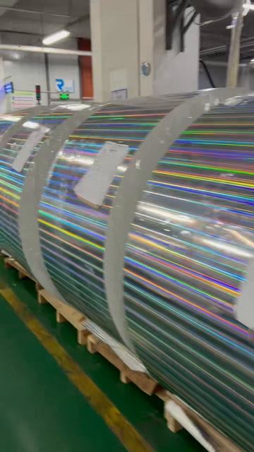 0407metal Paper Box Holographic Paper Metalic Metallized Package Box Paper 26621