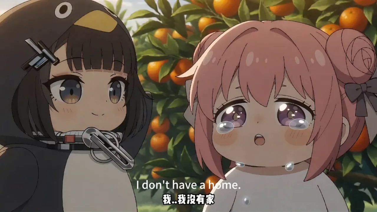 Маленький пингвин Гугугага нашел Доро и приютил ее