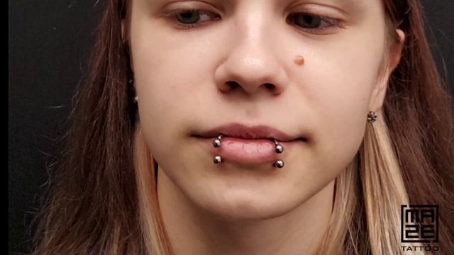Пирсинг от Мейз тату студии!