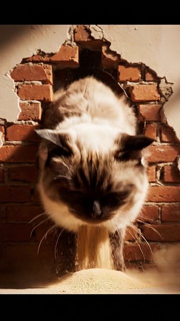 Кот внутри стены #cat #видосыоткота #cute #веселыекоты #прикольныекоты #прикольныекоты #funnycats