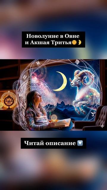 🌑 Новолуние в Овне и Акшая Тритья🌞🌛