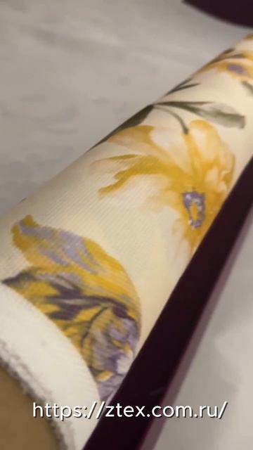 Производство полиэфирных трудновоспламеняемых тканей с рисунком