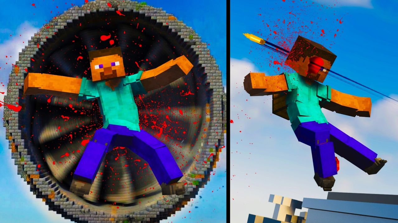 Если бы СТИВ из Minecraft познал РЕАЛИСТИЧНУЮ Физику в Teardown!