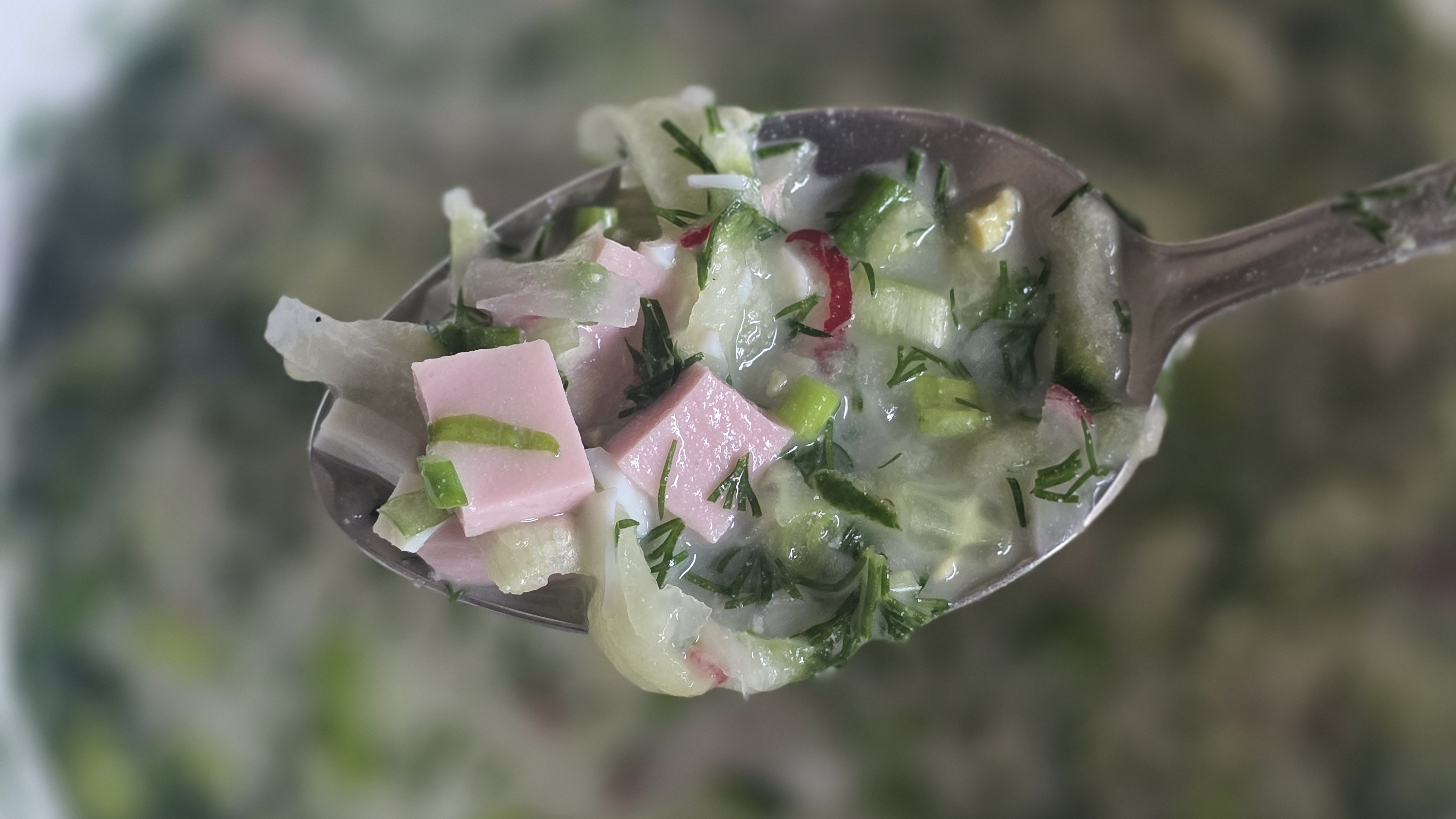 окрошка на квасе