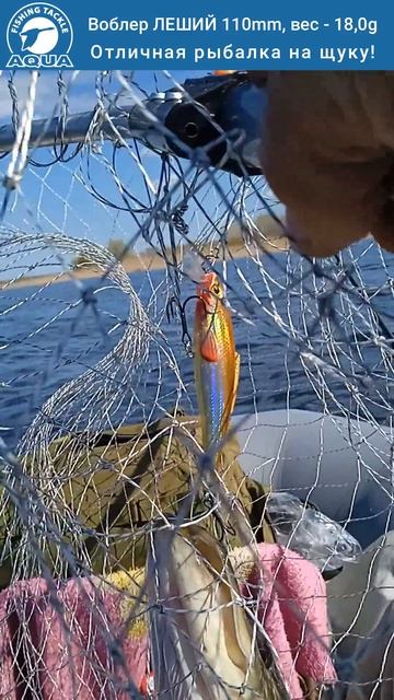 Воблер ЛЕШИЙ. Для рыбалки на щуку, окуня, судака и других хищных рыб.