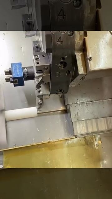 Обработка фторопласта (ПТФЭ, политетрафторэтилена) на токарном станке с ЧПУ