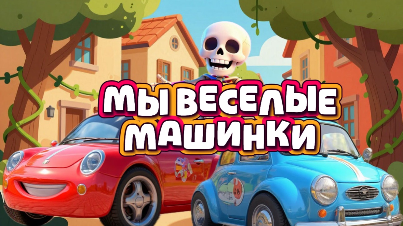 Мы веселые машинки, песенки и мультфильмы про машинки для детей