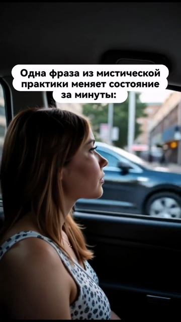 Одна фраза меняет состояние за минуты