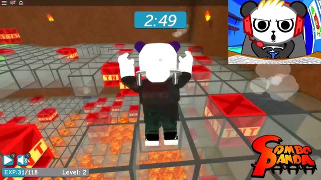 Roblox TNT Rush THE FLOOR IS LAVA Let's Play With Combo Panda