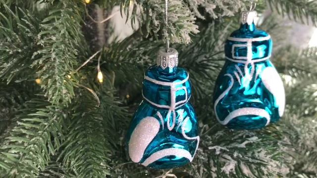 Набор ёлочных игрушек СПОРТ, синий, 2*70 мм, С1323-син