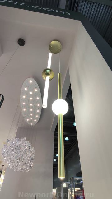 Подвесной светильник NEWPORT 3514N/S Mat.gold и 3513/S Mat.gold