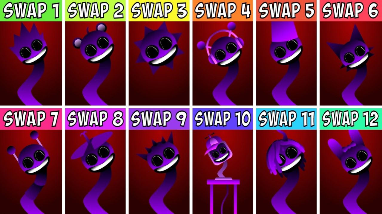 INCREDIBOX SPRUNKI: ВСЕ ПЕРСОНАЖИ 🔀 ПЕРЕМЕШАННОЙ ФАЗЫ 3! 🤹♂️🌀