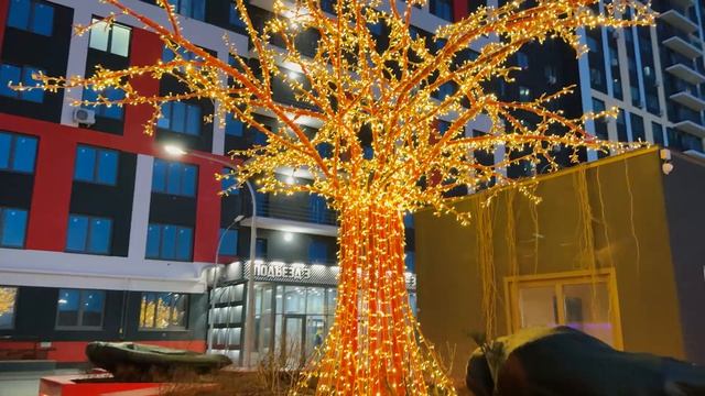 Подсветка жилого комплекса 