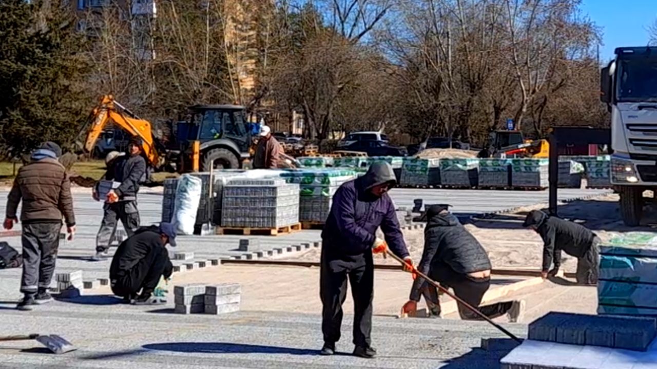 17 апреля 2026 - Петропавловск -_Центральная площадь - Реконструкция