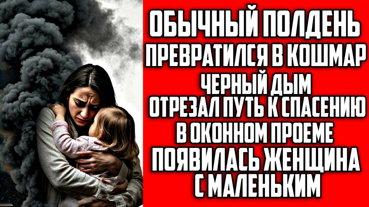 Истории из жизни| 4-й этаж в огне: Отчаянный крик матери и секунды до падения|Жизненные истории