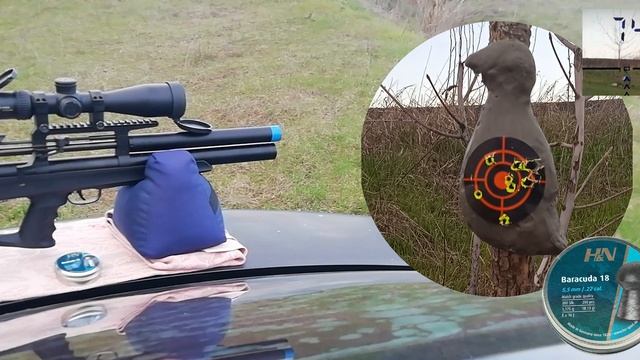 Snowpeak Р35, развлекательная стрельба!