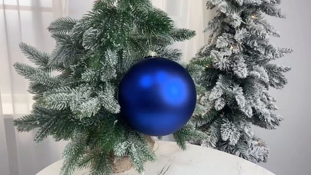 Елочный шар Королевская классика (Royal Classic) стеклянный, матовый, 2000541