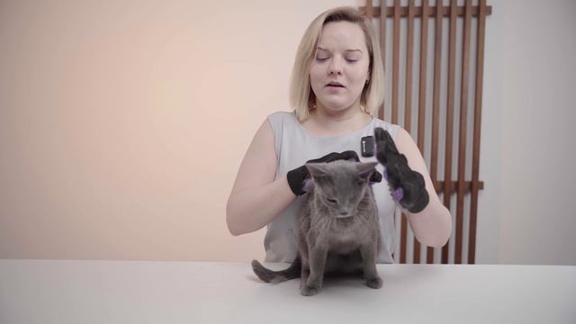 Щётка-перчатка для шерсти животных | FIX PRICE