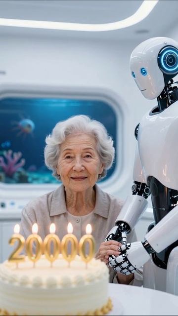 День рождения с другом-роботом: 20000 моментов счастья #роботы #счастье #деньрождения