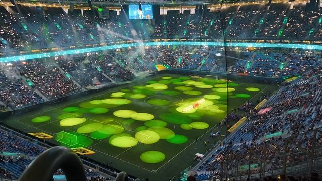 Шоу на Газпром арене Россия - Мали