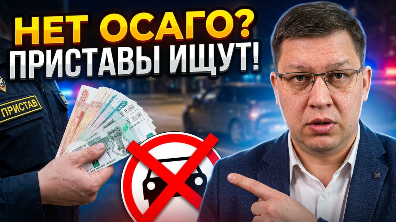 Приставы взялись за водителей без ОСАГО!