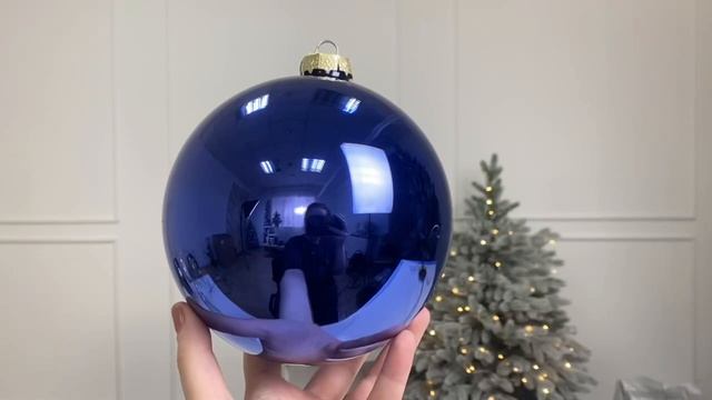 Елочный шар Королевская классика (Royal Classic) стеклянный, глянцевый, 2000540