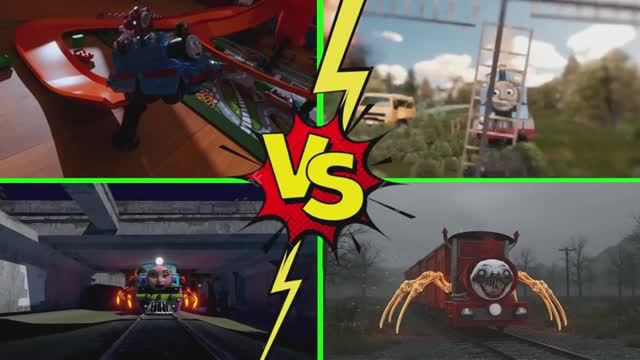 Чух-Чух ЧАРЛЬЗ Уровень 1 против ПРОКЛЯТОГО ТОМАСА Уровень 99  МУЛЬТИК битва