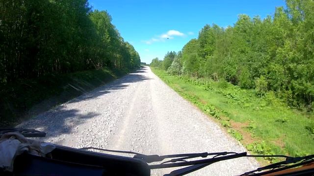 Дорога Сергино Карсовай летом 2021 год 2 июня.