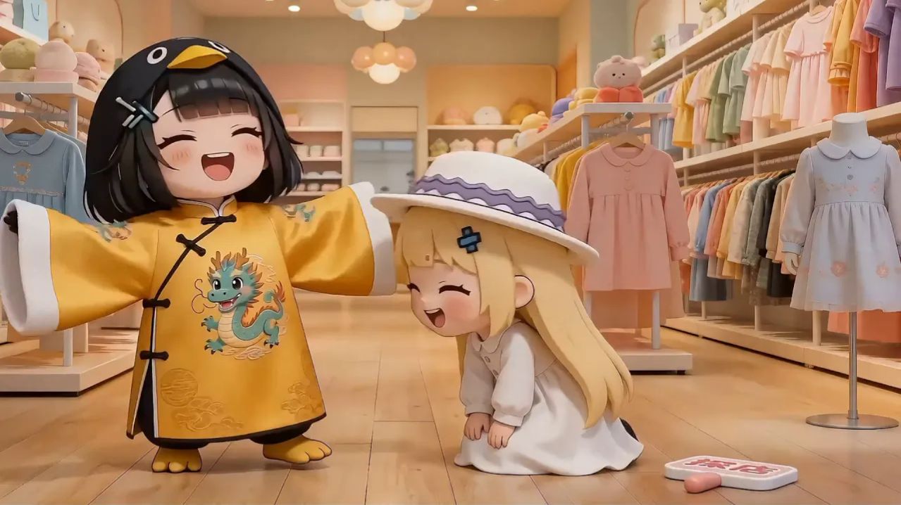 Очаровательная примерочная GuguGaga с пингвинами и Чуби растопит ваше сердце!