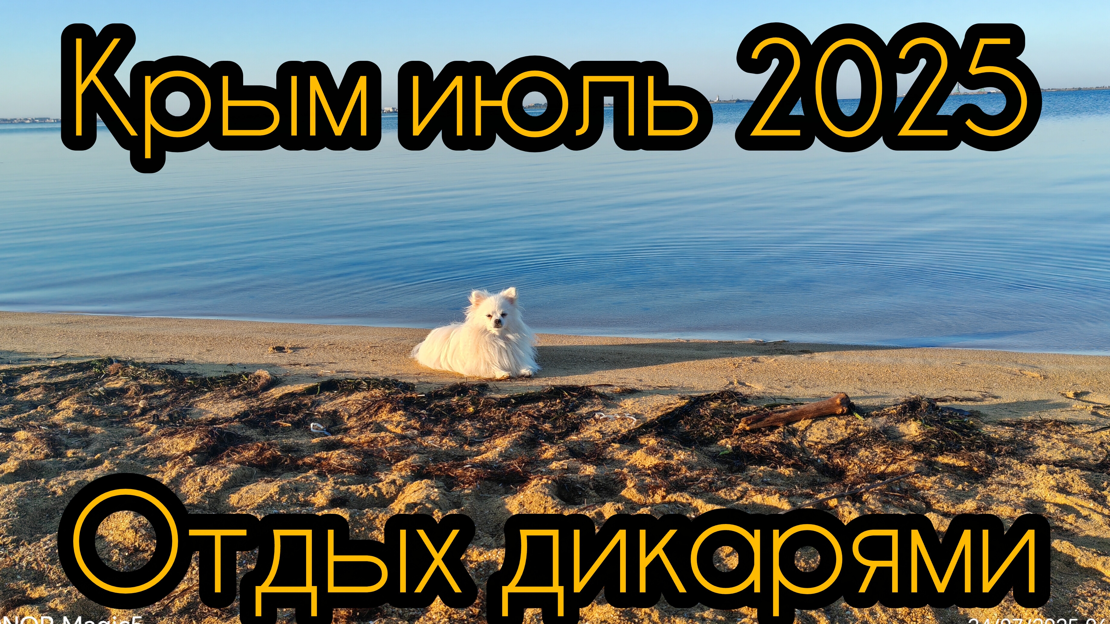 Часть 1. Отдых дикарями на море в Крыму, июль 2025